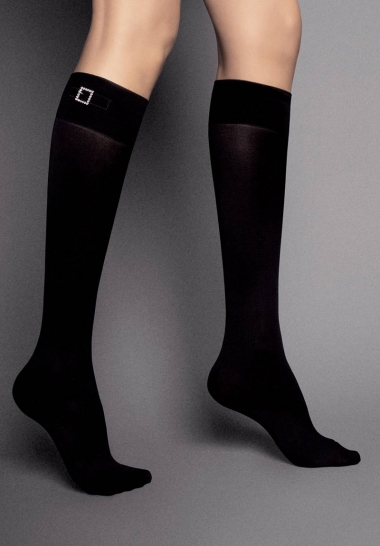 Knee Highs Veneziana FIBBIA STRASS