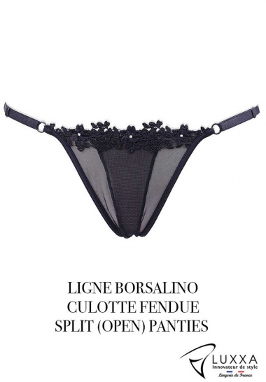 Panties PLEATED BACK CROTCHLESS PANTY