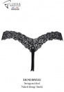 Luxxa BLAUER STRASS-STRING 5