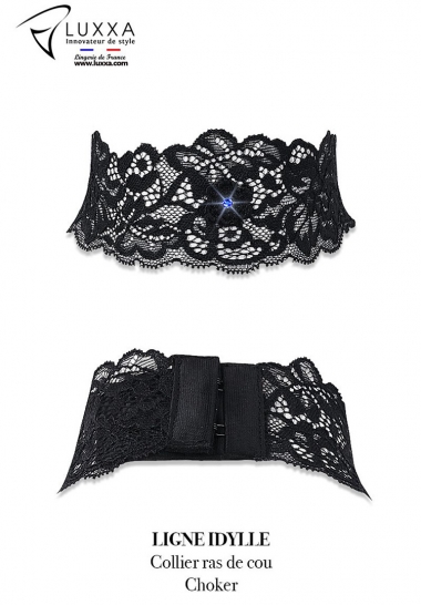 Dessous-Schmuck Luxxa HALSREIF MIT STRASS