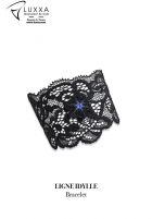 Dessous-Schmuck Luxxa BLAUER STRASSARMREIF