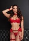 Luxxa Strumpfhalter mit Schleier 1